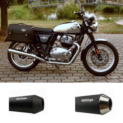 Mistral RE Cont. GT650 / Interc. 650 (E4) FLAT konické koncovky inox